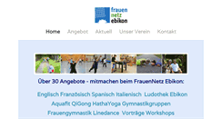 Desktop Screenshot of frauennetz-ebikon.ch